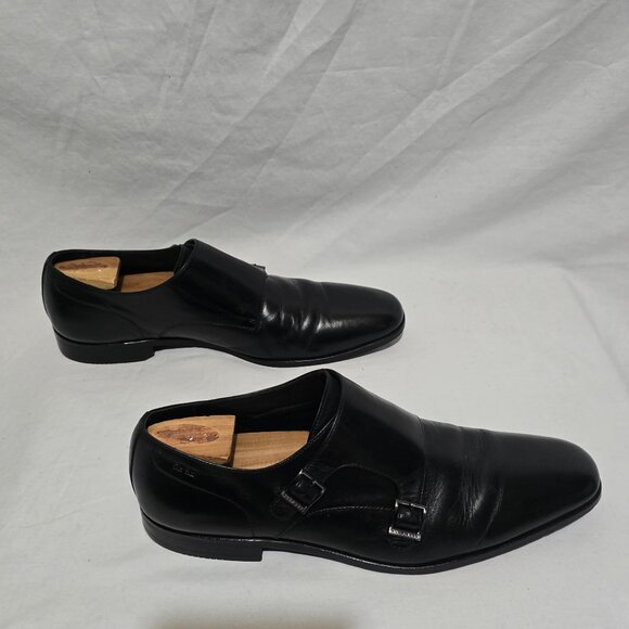 Hugo Boss Leather Monk Strap Men\'s Shoes - Black - Sz 12 US main image 9